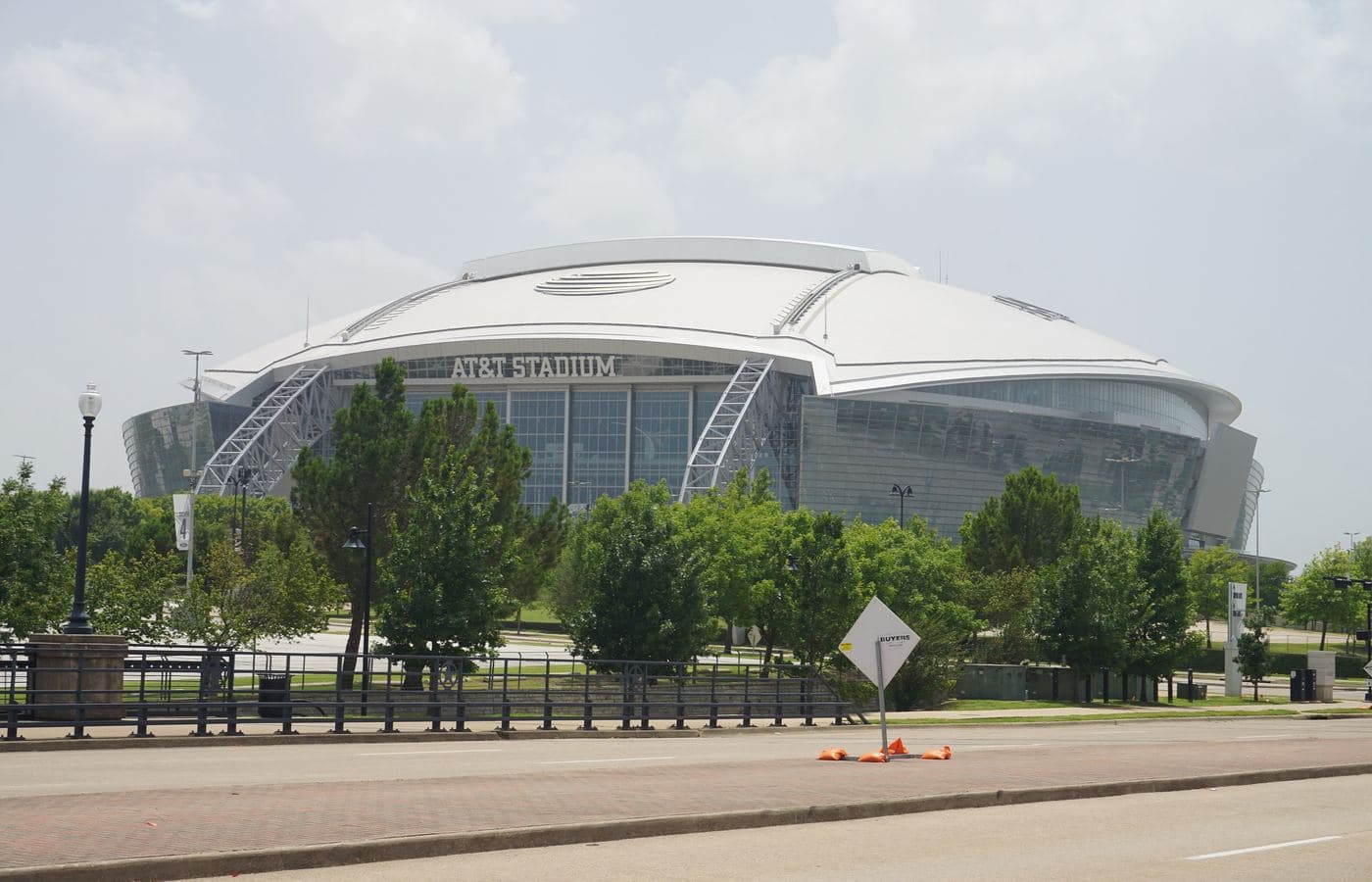 AT&T Stadium’s exterior in Arlington, Texas
